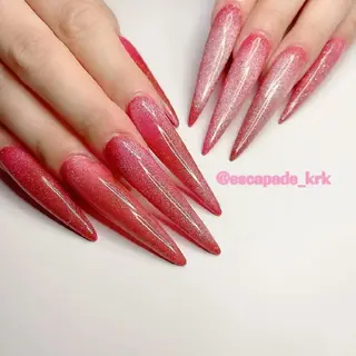 ロング ネイル クロキ 。のネイルデザイン