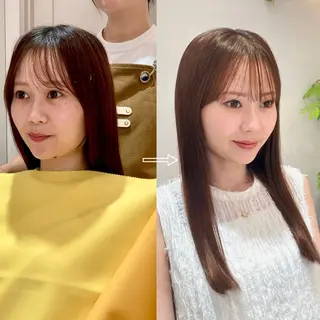 ロング カラー ヘアメイクkeiko 🌈パーソナルカラーのヘアスタイル