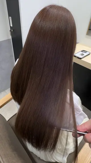 ロング 【全席個室/シェアサロン】FRAME + HairEsthe 御堂筋難波店所属・ひらやま りょういちのヘアスタイル