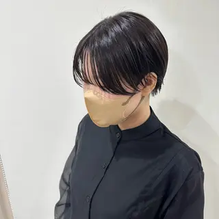 ショート カラー 巻けるケア縮毛矯正✨ ケアカラー✨山下のヘアスタイル