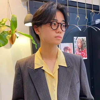 ショート パーマ メンズ ダウンパーマ 【sity.ザイク】のヘアスタイル