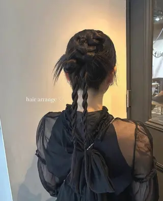 ロング 光本 杏のヘアスタイル