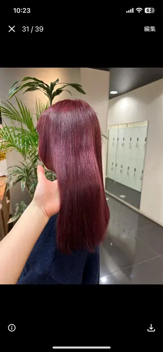 ロング カラー ブリーチしても艶々 🫧暖色カラーすずなのヘアスタイル