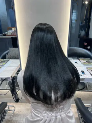 ロング カラー 아이리（アイリ）‪ 縮毛矯正⋆౨ৎﾟ⟡.のヘアスタイル