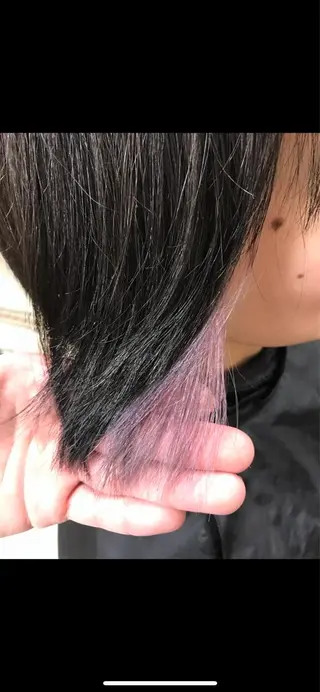 ショート カラー putri 副店長 岸本　拓真のヘアスタイル