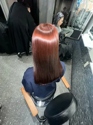 ロング カラー パーマ 髪質改善⭐️縮毛矯正 吉祥寺⭐️Rinaのヘアスタイル