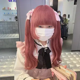 ロング カラー 🥣ミコト/ウルフ ハイトーン特化🥣のヘアスタイル