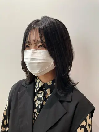 ショート カラー gotoday　shaire　saron所属・miu. ボブ/透け感カラーのヘアスタイル