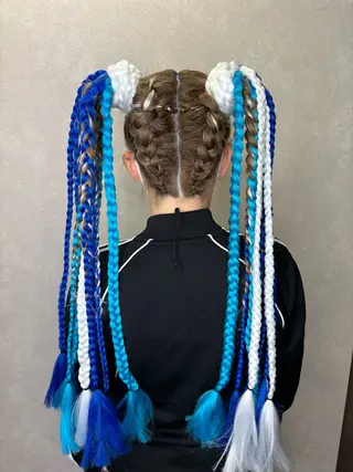 セミロング エクステ＊美髪サロン /KR2S河内長野店のヘアスタイル