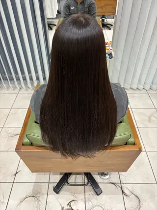 ロング パーマ 安藤 太一のヘアスタイル