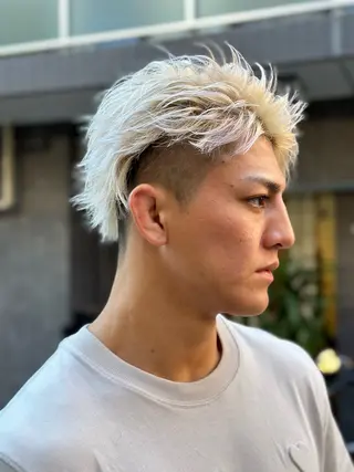 ショート メンズ 高円寺フェード 武内和樹のヘアスタイル