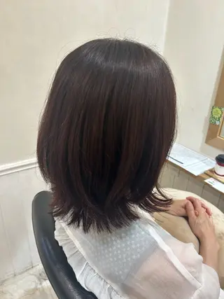 ミディアム カラー kanon♡ 暖色カラー‎🤍のヘアスタイル