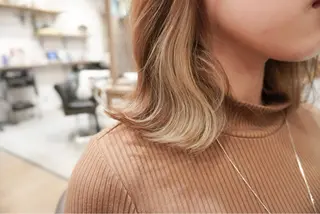 ミディアム カラー ショート/レイヤー なら石井知希のヘアスタイル