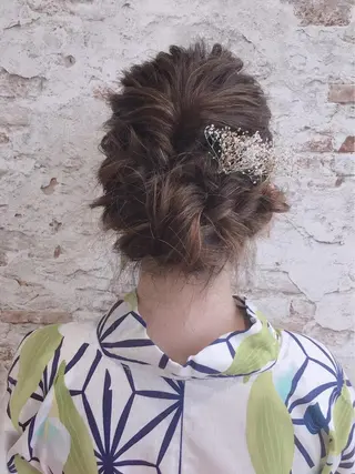 ロング ヘアアレンジ 豊中/メンズ特化 岡田 龍之介のヘアスタイル