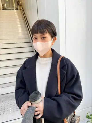 ショート カラー ショート/パーマ/ カラー/FUKOのヘアスタイル