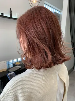 ミディアム カラー 中村 優太のヘアスタイル