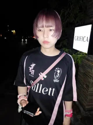 ショート カラー 太田 妃香/岡崎美容室のヘアスタイル