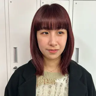 カラー 🧃暖色カラー/🪷 アレンジ/ yunaのヘアスタイル