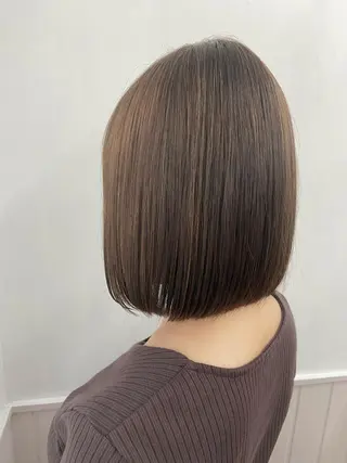 ミディアム カラー パーマ ヘアアレンジ メンズ キッズ ネイル マツエク・マツパ 横浜Bob美容師🤎 ERINAのヘアスタイル