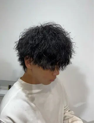 ミディアム パーマ ⚡️メンズ特化美容師 ⭐️小倉大和⭐️のヘアスタイル