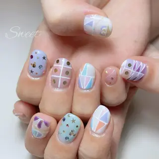 ネイル sweet 仲野陽子のネイルデザイン