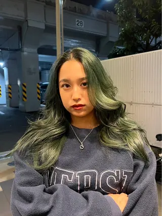 ロング カラー 内村 太陽のヘアスタイル