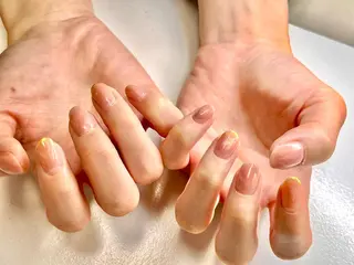 ミディアム ネイル RIONnail(リオンネイル)所属・RIONnail Yurikaのネイルデザイン