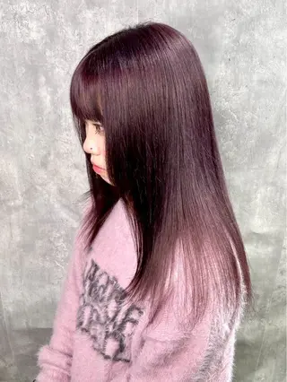 ロング カラー 🩷透明感/韓国 へア🩷HARUKAのヘアスタイル