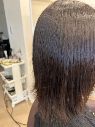 ミディアム アミオーガニック カラーのヘアスタイル