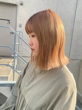ミディアム Defi梅田 岡 宗杜のヘアスタイル