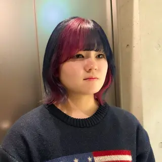 ロング カラー 🎃似合わせ暖色/ 抜け感レイヤー/ゆいのヘアスタイル