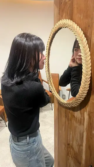 ミディアム 梅田美容室/カット /Maoのヘアスタイル