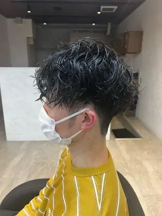 パーマ メンズ ⭕️メンズパーマ⭕️ 山口　裕太郎のヘアスタイル