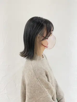 ミディアム カラー Liru:smart salon/茅ヶ崎のヘアスタイル