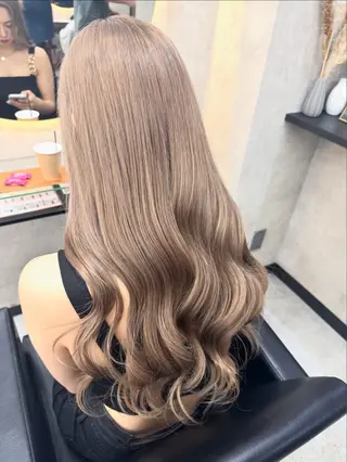 ロング 🧋ミルクティー 職人🧋のヘアスタイル