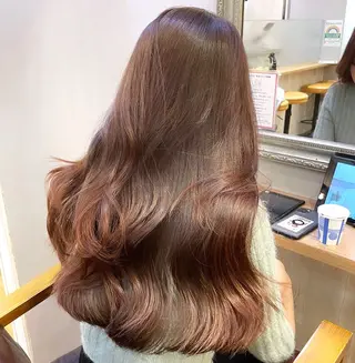 ロング カラー layercut✂️ 韓国ヘア/髪質改善のヘアスタイル