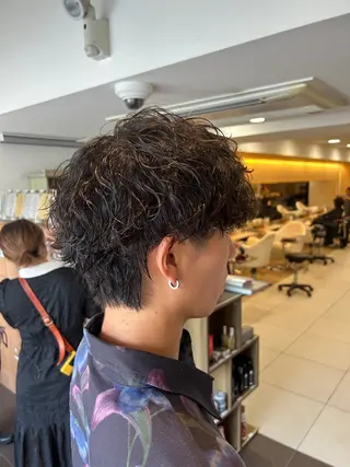 パーマ メンズ 🫧垢抜けヘア ＆カラー矢木🫧のヘアスタイル