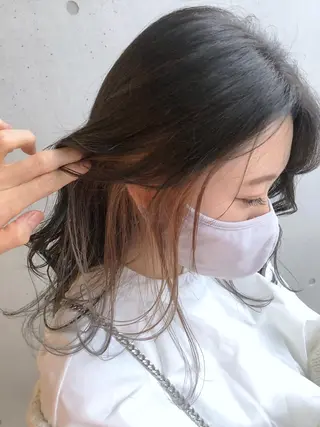 ミディアム カラー ☘️em HAIR 内藤光哉🍀のヘアスタイル