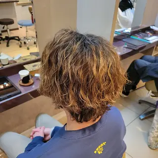 パーマ さとう かなこのヘアスタイル
