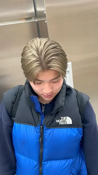 カラー メンズ 藤平海音/fifth PARKのヘアスタイル