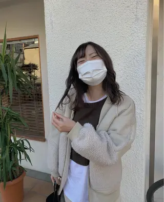 ミディアム カラー ヘアアレンジ 中津/柔らかカラー/ ナガオ イズミのヘアスタイル