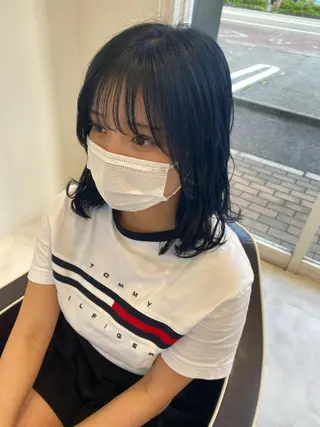 ミディアム ALLY/ あゆみのヘアスタイル