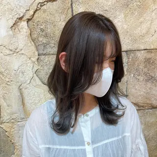 カラー 水島 悠香子のヘアスタイル