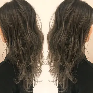 ミディアム カラー シールエクステ⭐️ オオミタクヤのヘアスタイル