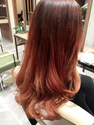 ロング カラー 髪質改善&ブリーチ 伊勢 祐一郎のヘアスタイル