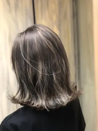 ミディアム カラー ALLEN hair 京橋店のヘアスタイル