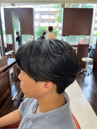 ショート パーマ メンズ AROH men's cut&men's perm 船橋店所属・🧊メンズ特化🧊 高木航希のヘアスタイル