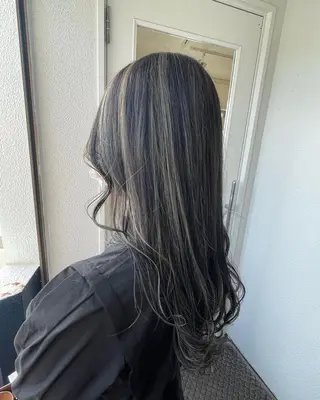 ロング 大嶋 宏隆のヘアスタイル