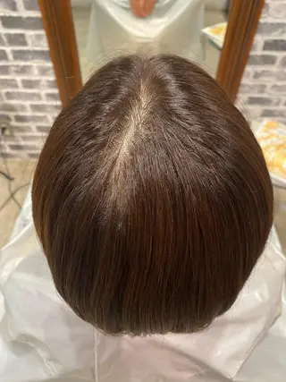 カラー 顔周りカット/透明感 カラー/rioのヘアスタイル