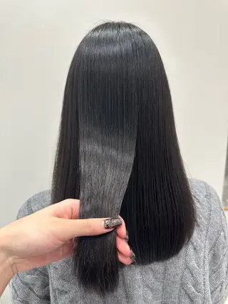 セミロング カラー 🍓韓国ヘア レイヤ ーカット🍓笠原 葵のヘアスタイル